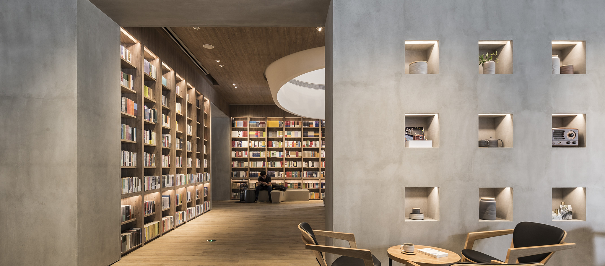 concrete commercial library